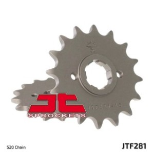 JT SPROCKETS Steel Standard Front Sprocket 281 - 520 - Motoshop