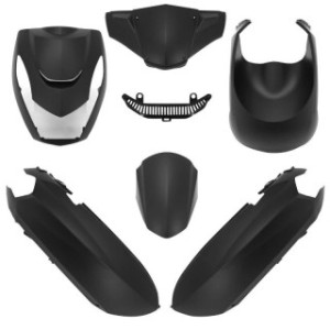 Kit de carenados O PARTS negro mate  - 1113670004 - Motoshop