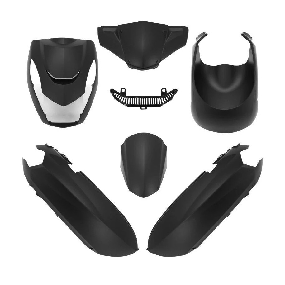 Kit de carenados O PARTS negro mate  - 1113670004 - Motoshop