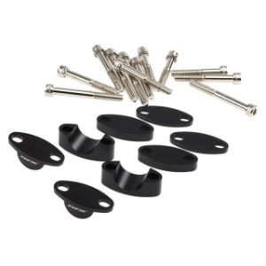 Kit de elevador de manillar RFX Race 22,2 mm (negro) Universal Eleva 25 mm/30 mm/35 mm/40 mm - 1110717001 - Motoshop