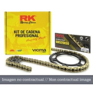 Kit cadena aluminio RK 520KZ (13-48-112) - 3058465 -  Motoshop