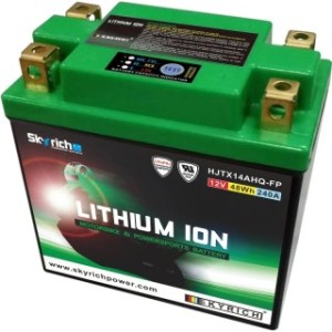 Bateria de litio Skyrich LTX14L (Con indicador de carga) - Motoshop