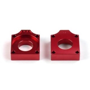 Tensores de eje trasero Honda Rojo - 1038888 -  Motoshop