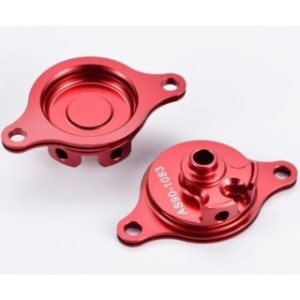 Tapa filtro de aceite rojo Honda - 1083356001 -  Motoshop