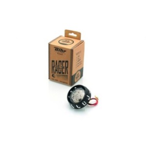 Piloto trasero LED homologado BIHR flying saucer negro - Motoshop