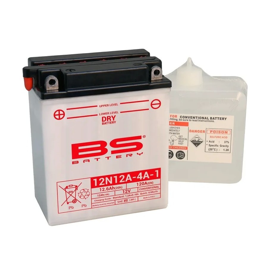 Batería BS BATTERY 12N12A-4A-1 - Motoshop