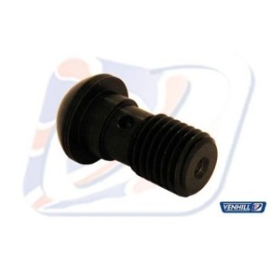 Tornillo alomado M10x1.25 Venhill negro - Motoshop